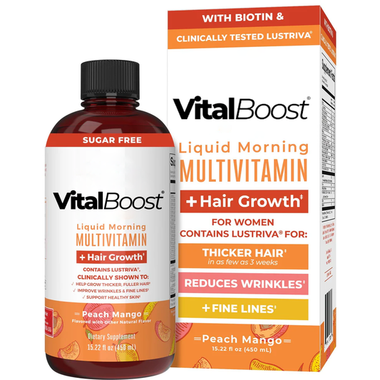 Liquid Morning Multivitamin + Hair Growth 15.22 oz